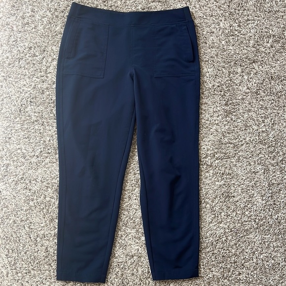32 Degrees Cropped Ankle Pant Athletic Navy Blue size Large - Picture 10 of 14
